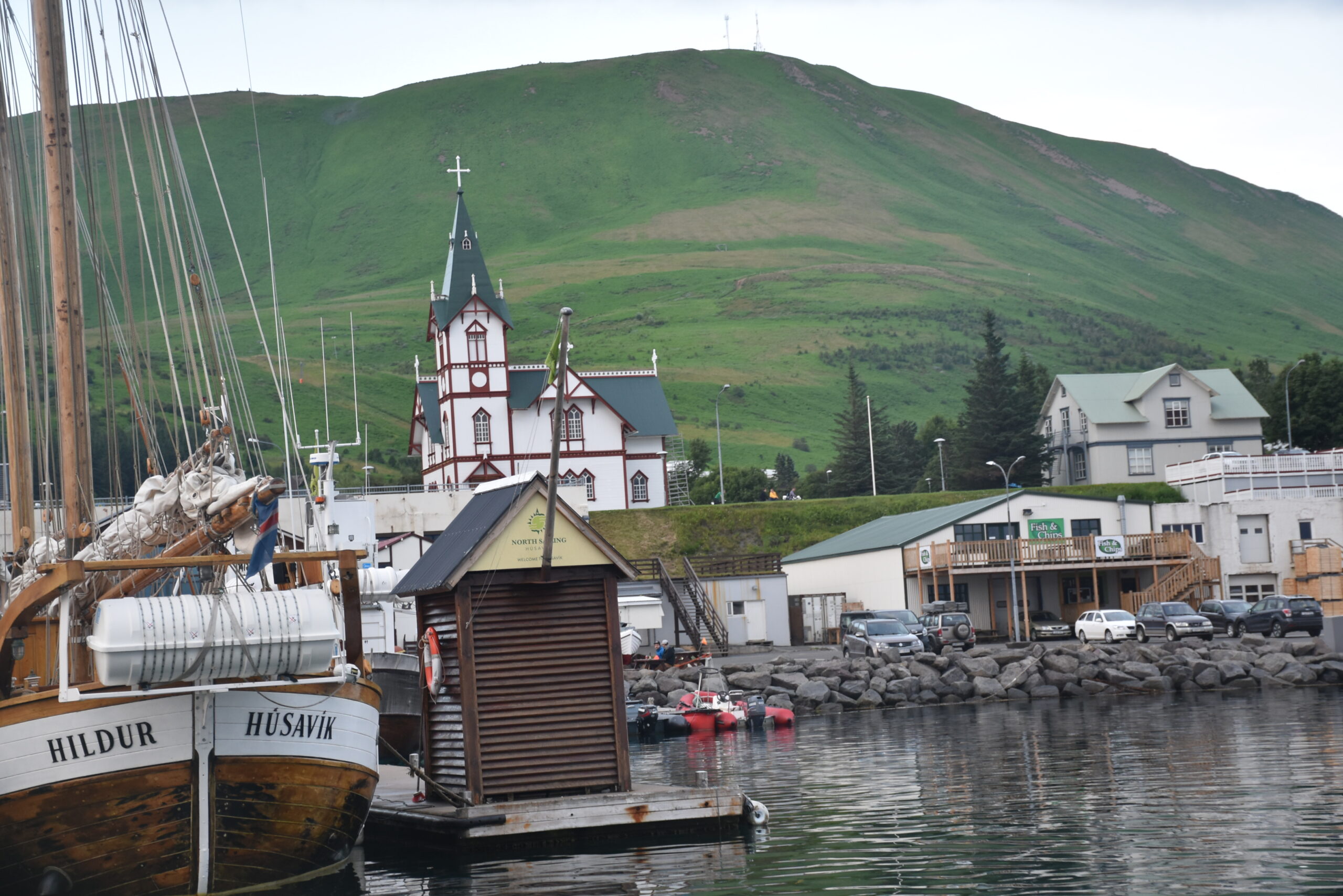 Islanda_18 - Húsavík 105 Scorcio del porto di Husavic