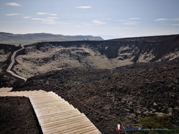 Il cratere del Vulcano Grabrok