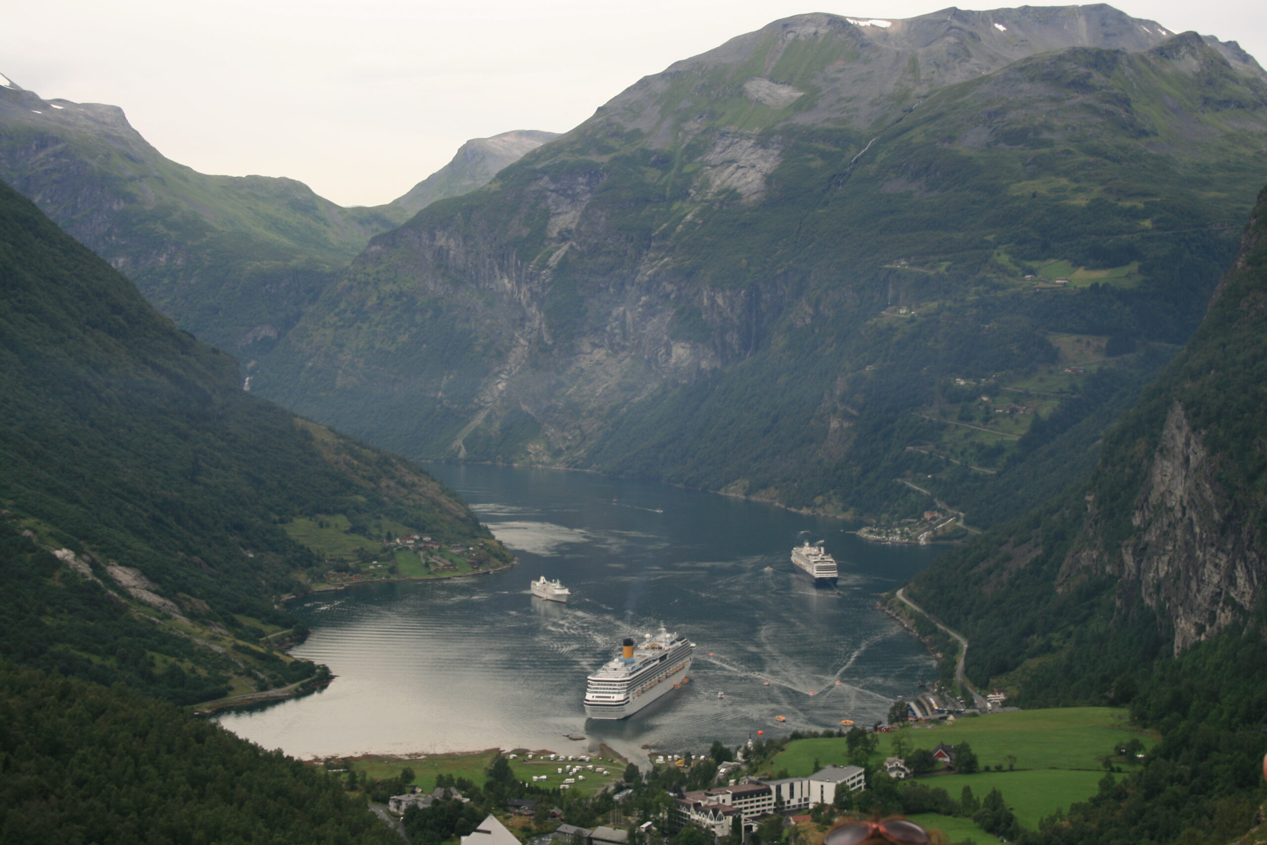 Norvegia_2-Hellesylt-Geiranger_083 Il fiordo visto dal monte Dalsnibba