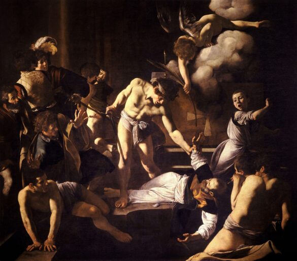GRAFICA_Caravaggio_Martirio di San Matteo (1599-1600) Caravaggio - Martirio di San Matteo (1599-1600)