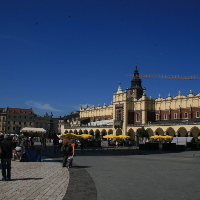 Polonia_Cracovia-011 La piazza medievale più grande d'Europa si trova a Cracovia.
