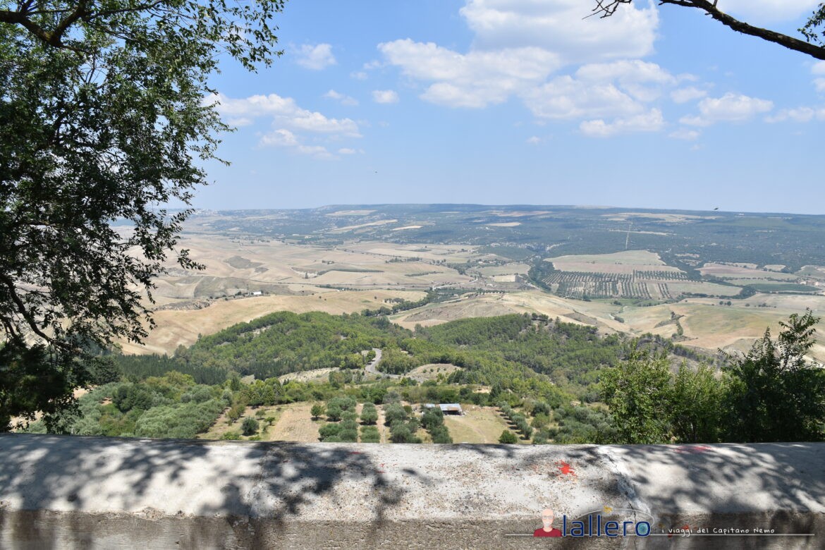 Veduta dal belvedere del paese