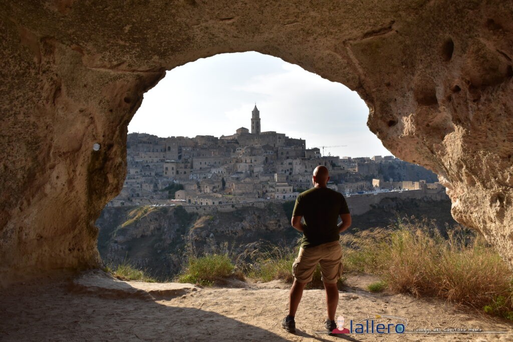 Matera vista dalle grotte del Belvedere