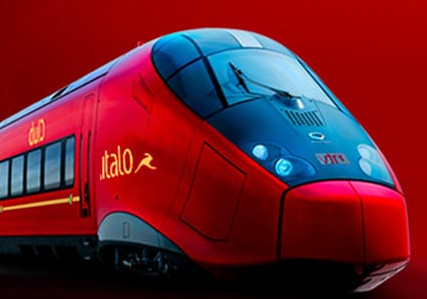 Italia - Locomotiva treno Italo