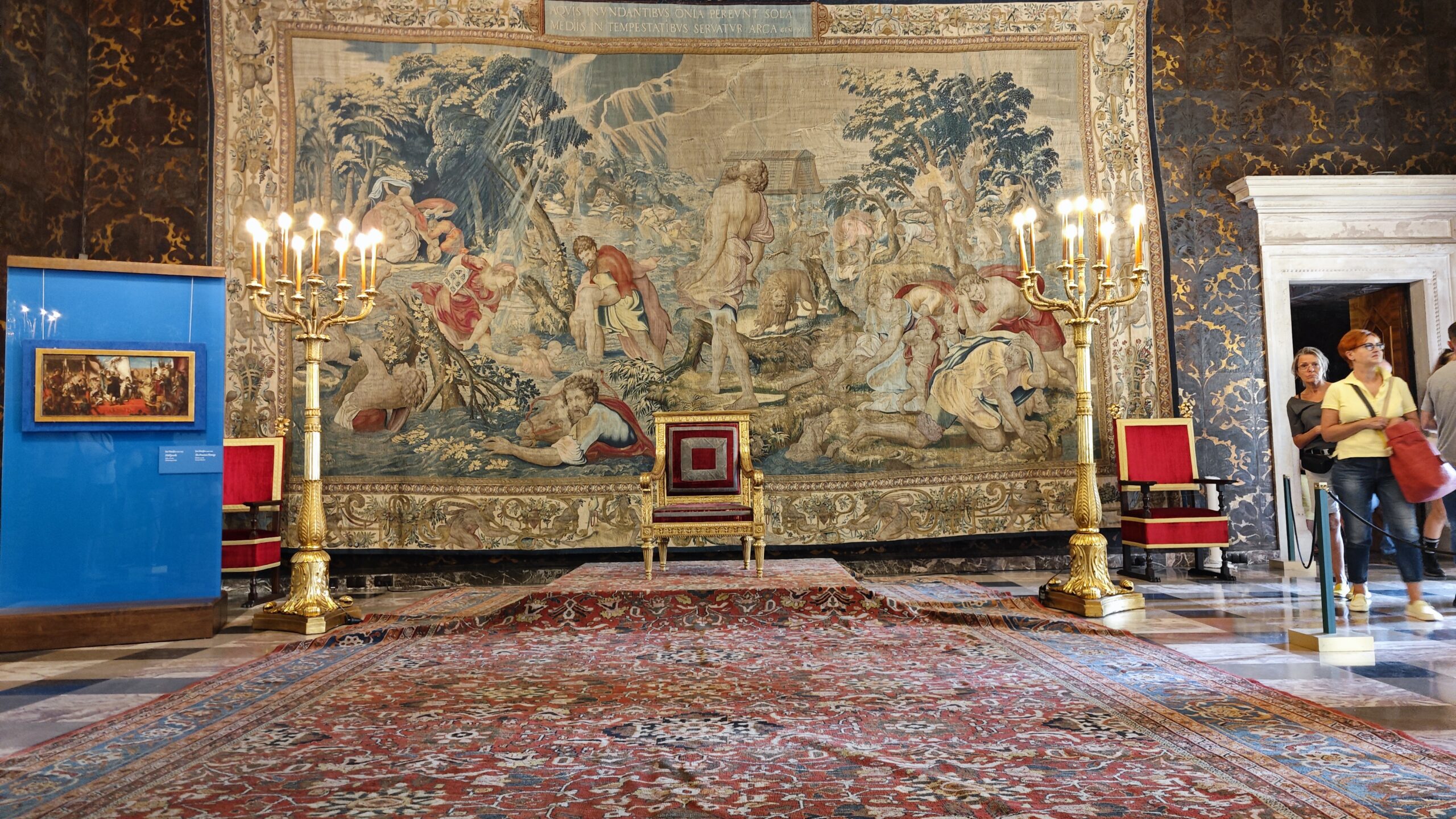 Gli interni delle sale reali