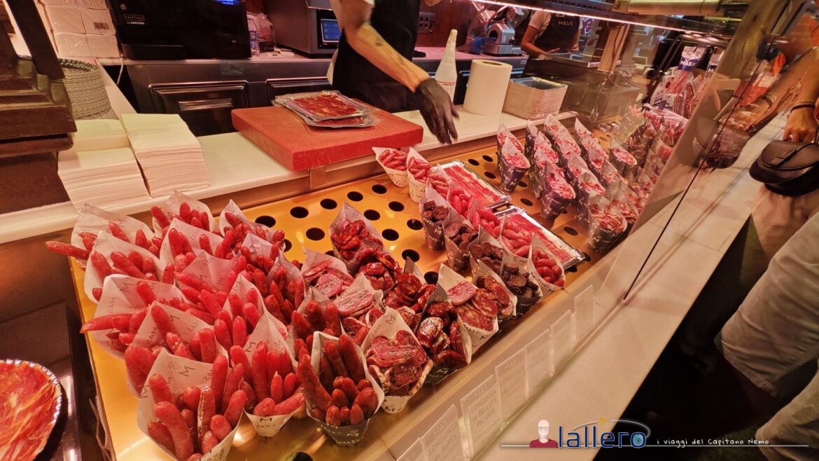 Stand gastronomico al Mercado de San Miguel