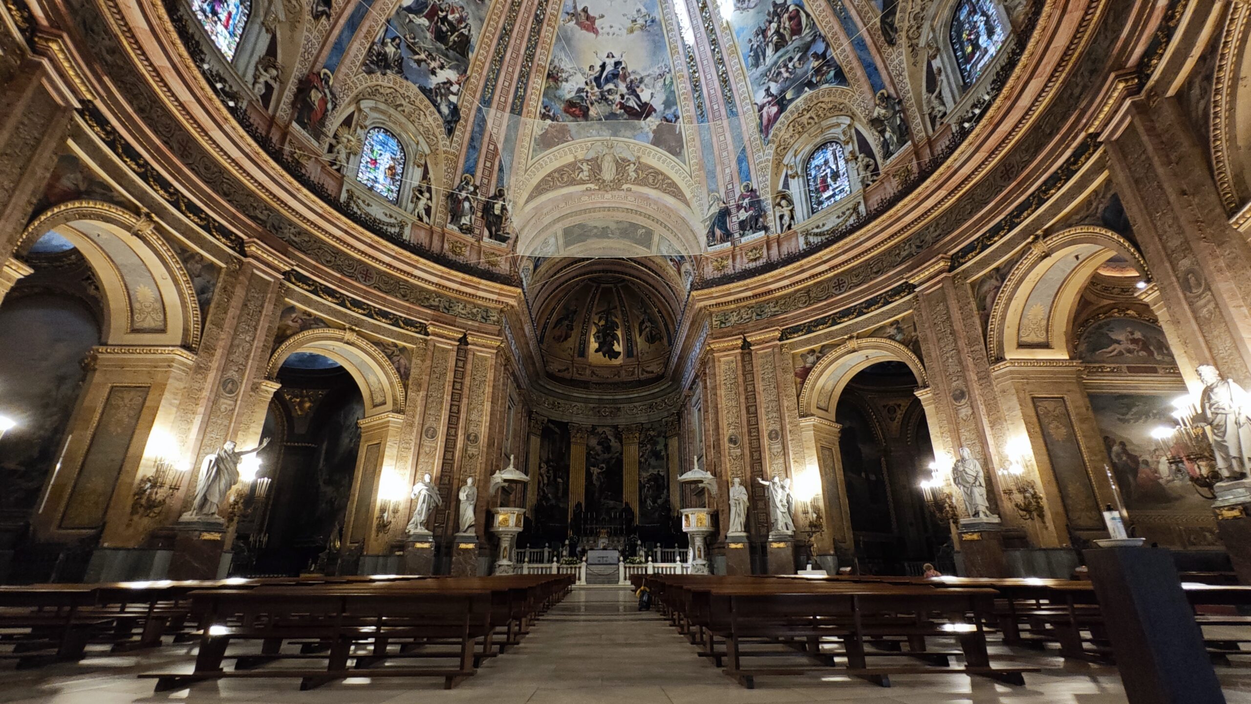 Madrid_17 - San Francisco 17 L'interno della Basilica Reale di San Francesco il Grande