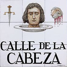 Azulejo di Calle de la Cabeza