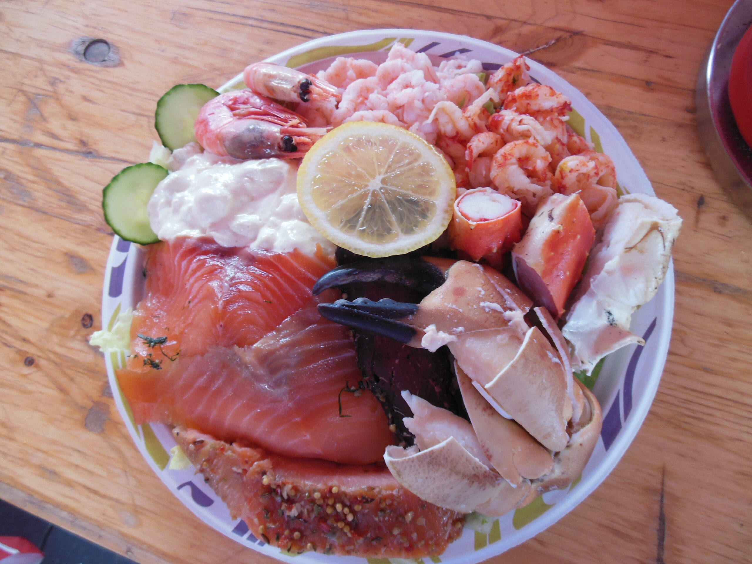 E non te lo fai un piattino con assaggini di pesce al fish market?