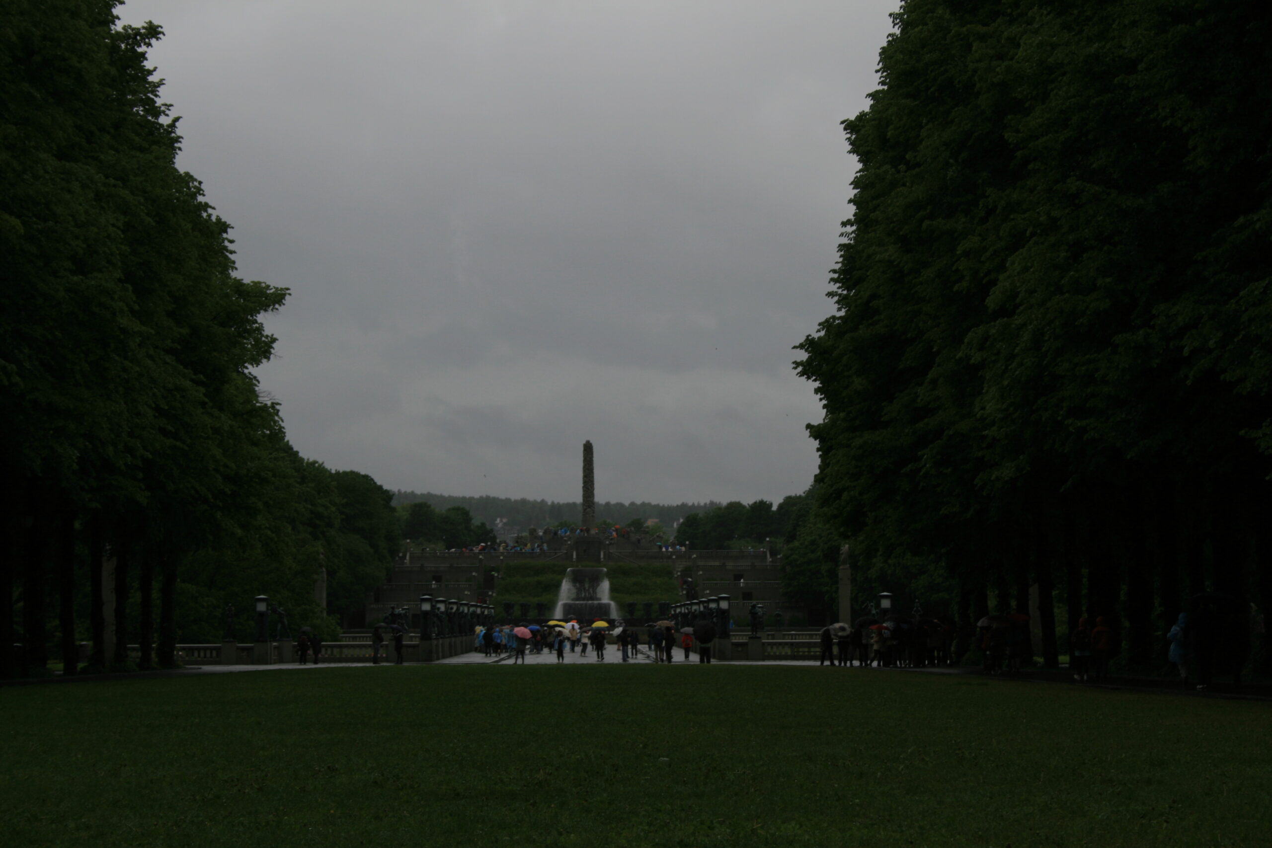 Vigeland Park visto dall'ingresso