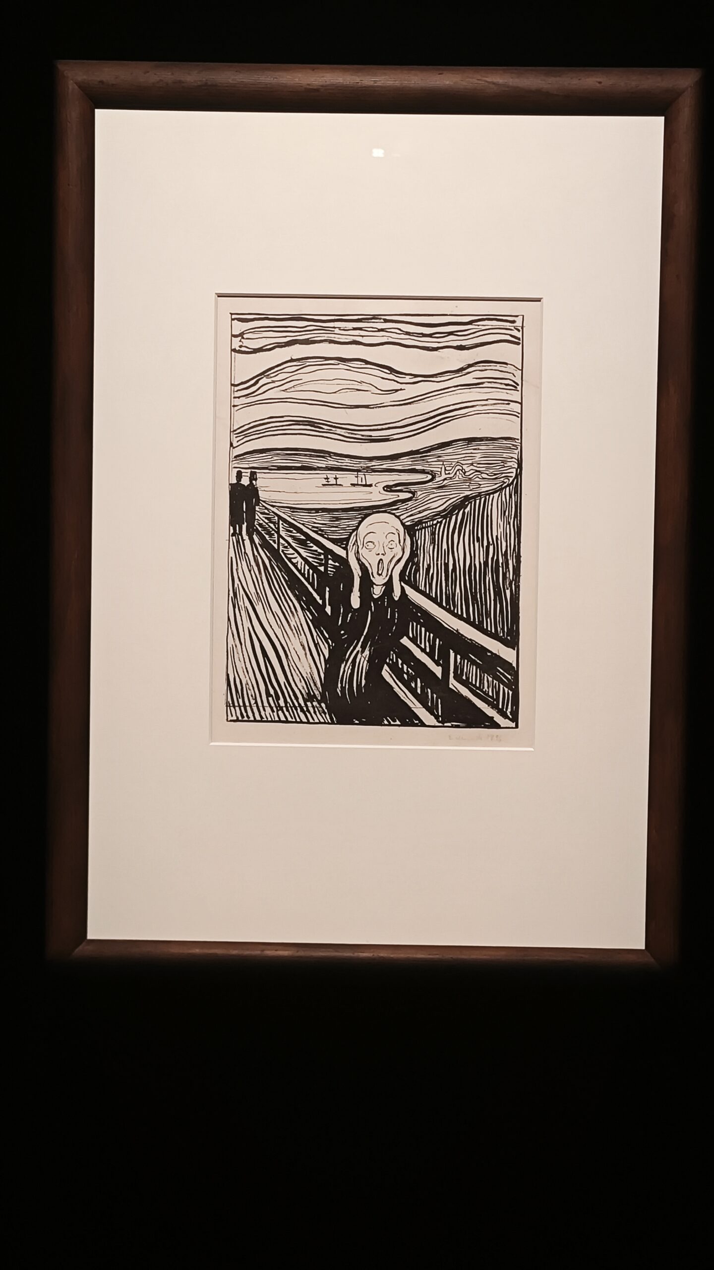 Norvegia_40 - Museo Munch 27 L'Urlo nella versione litografica in bianco e nero